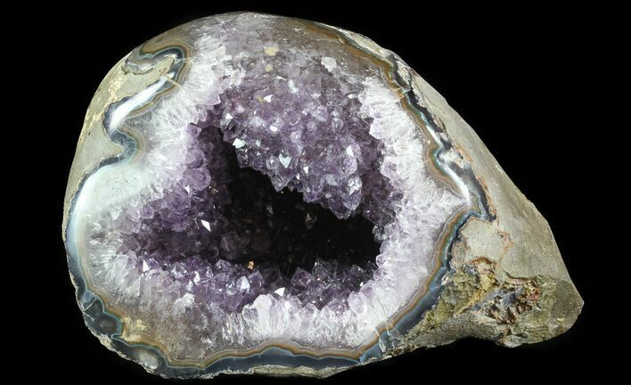 Purple Amethyst Geode - Uruguay #66712